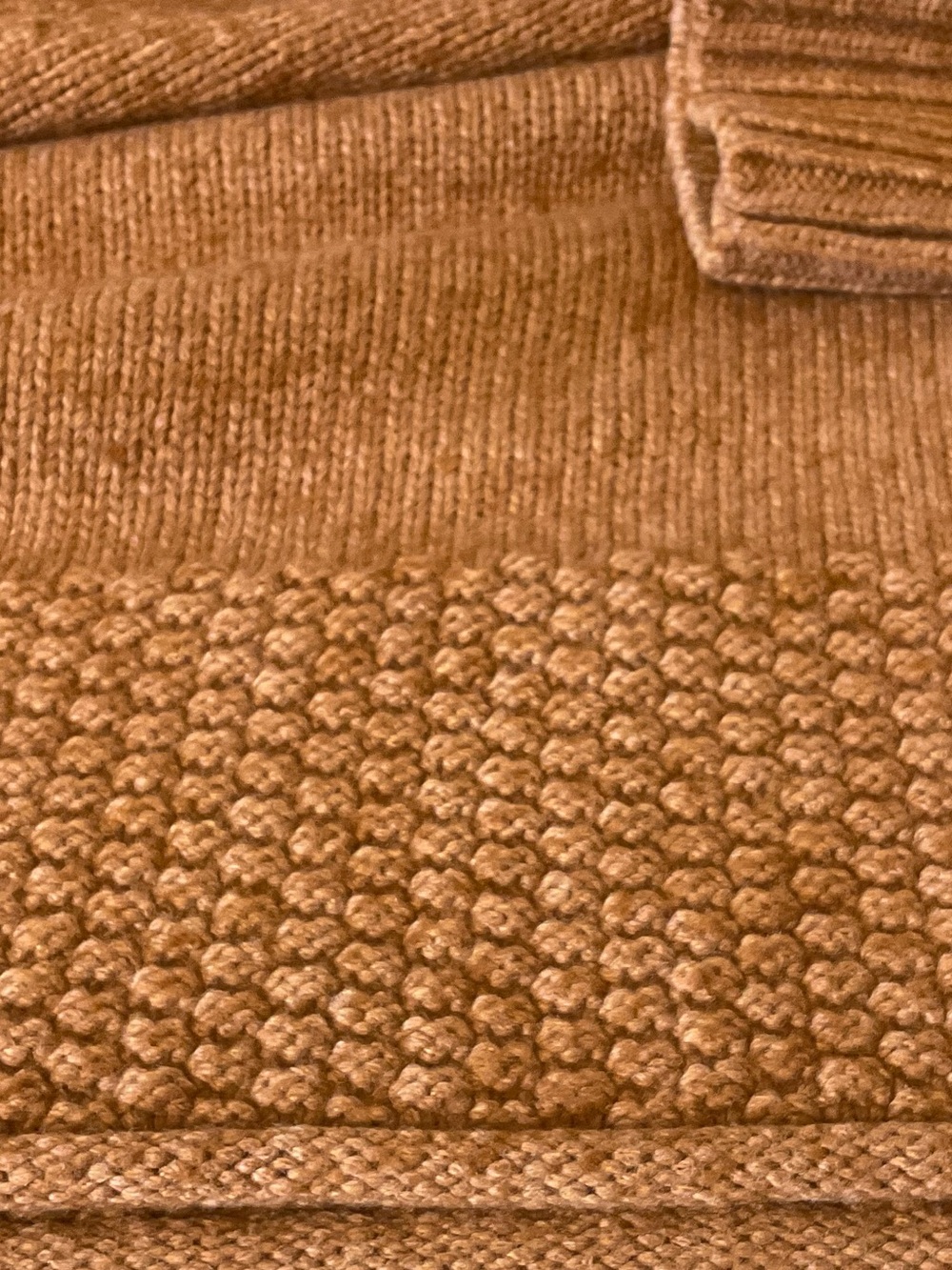 Madewell Sadler Turtleneck Sweater-Heather Camel Brown-Women’s Size Small - Picture 5 of 12